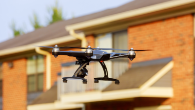 How can you market drone photographs and real estate virtual tours on social media?